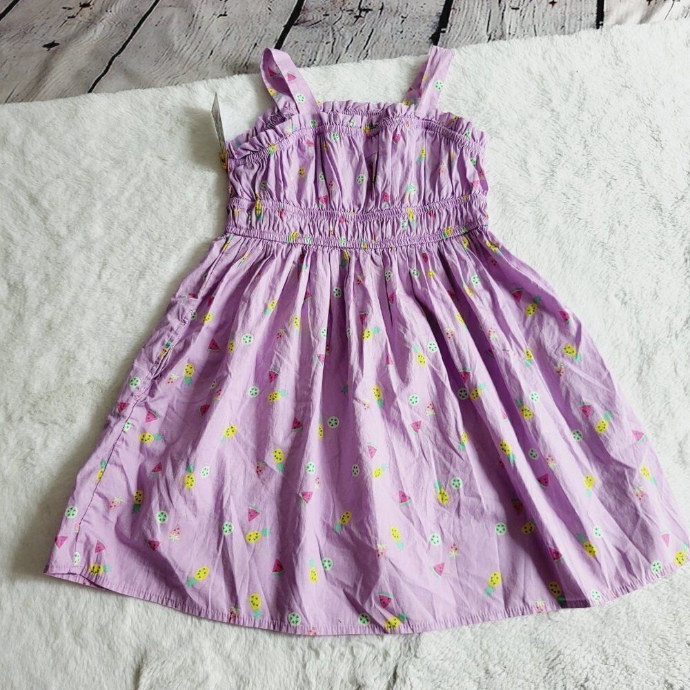 Cat & Jack, Girls' Woven Short Dress, 3KIDX-BH - Picture 3 of 4